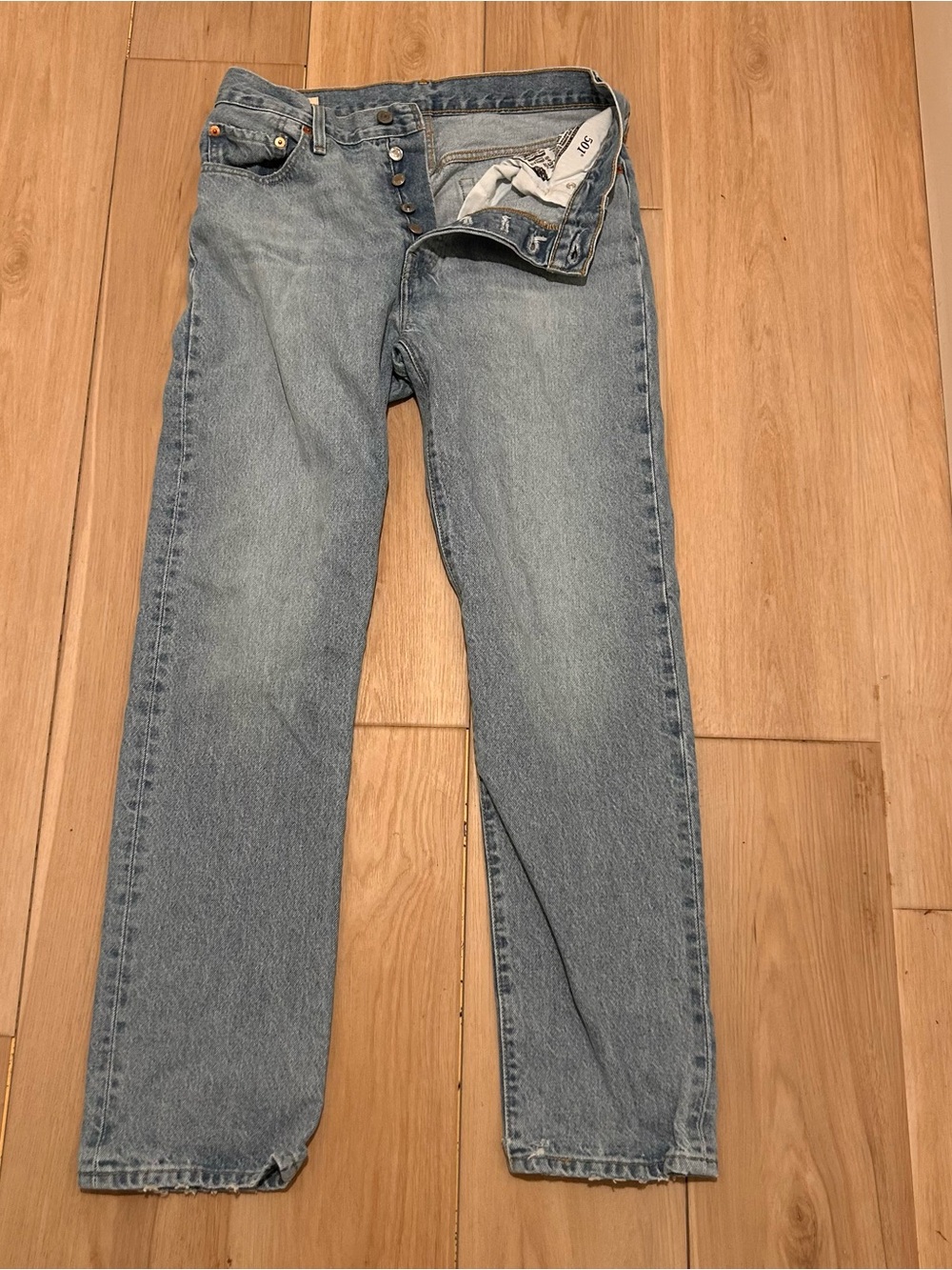 Levi’s Big E Remake Men’s 501 Button-Fly Straight Leg Jeans Size 29X30